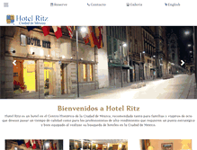 Tablet Screenshot of hotelritz.mx